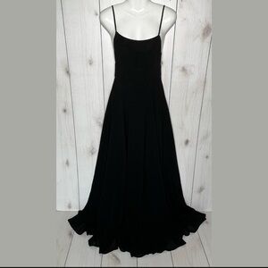 Lulus Dreamy Romance Black Backless Maxi Dress Size XS Formal Ball Dance